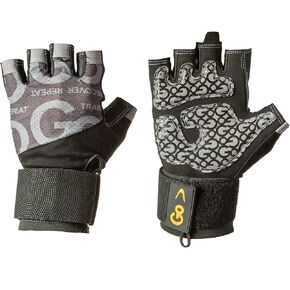 GoFit GF-GTCW-M Pro Trainer Wrist Wrap Gloves (Medium),Gray