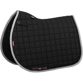 LeMieux Show Jumping Diamante Square Saddle Pad - English Saddle Pads for Horses - Equestrian Riding Equipment and Accessories (Black - Large)