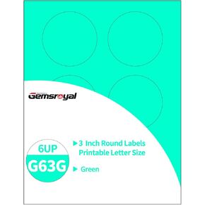 2 Inch Round Labels Printable White Matte,40 Sheets,12 Circle Stickers per Page,Round Sticker Paper for Laser/Inkjet Printers,2 inch Circle Stickers,Round Labels 2 Inch,US Letter Size