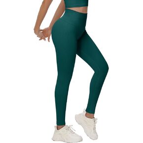 High Waisted Compression Thick Leggings for Women Seamless Tummy Control Workout Pants Butt Lifting Leggings