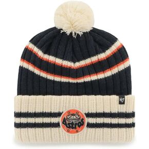 47 Houston Astros Mens Womens Cooperstown No Huddle Cuff Knit Stretch Fit Navy Blue Beanie with Team Color Vintage Logo
