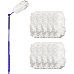 منفضة ريش من الألياف الدقيقة بزاوية 270 درجة من GIB، منفضة ساكنة زغبية للاستعمال مرة واحدة لإعادة التعبئة شديدة التحمل، 10 عبوات قابلة لإعادة التعبئة بمقبض قابل للتمديد in Kuwait