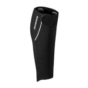 Rehband Calf Sleeve 5mm Neoprene, Unisex Shin Calf Compression Sleeve for Running, Football, Fitness, Compression Calf Support helps with cramps and stabilizes muscles, Colour:Black, Size:Medium