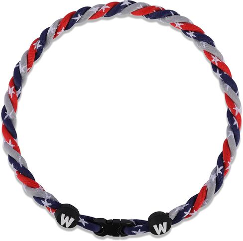 Premium Sports Baseball Necklaces for Outfit/Sport field, Classic Sports Fan Baseball Necklace w/Triple Rope Twisted Tornado Design in Saudi Arabia
