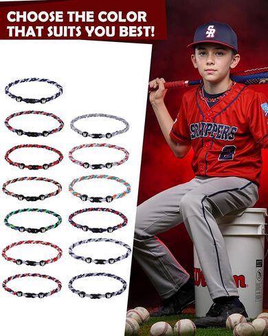 Premium Sports Baseball Necklaces for Outfit/Sport field, Classic Sports Fan Baseball Necklace w/Triple Rope Twisted Tornado Design in Saudi Arabia