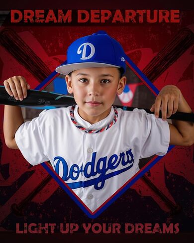 Premium Sports Baseball Necklaces for Outfit/Sport field, Classic Sports Fan Baseball Necklace w/Triple Rope Twisted Tornado Design in Saudi Arabia