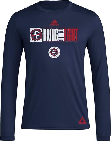 adidas Men's New England Revolution Long Sleeve Pre-Game T-Shirt in Saudi Arabia