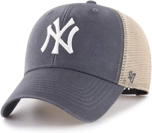 قبعة '47 MLB Flagship Wash Mesh MVP قابلة للتعديل، مقاس واحد للبالغين يناسب الجميع (سياتل مارينرز، مقاس واحد، البحرية العتيقة) in Kuwait