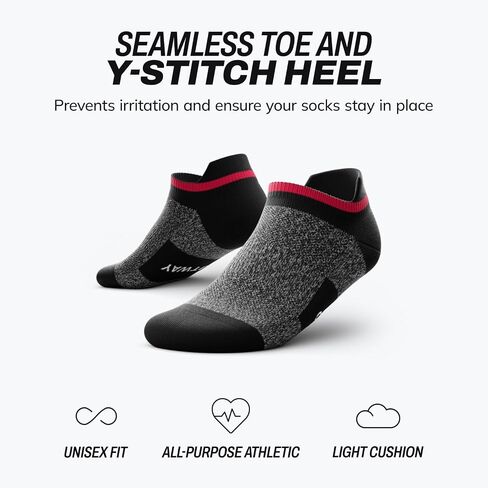 Outway Ankle Socks - Moisture-Wicking, Breathable Comfort with Arch Support - Durable Polyester & Spandex Blend in Saudi Arabia