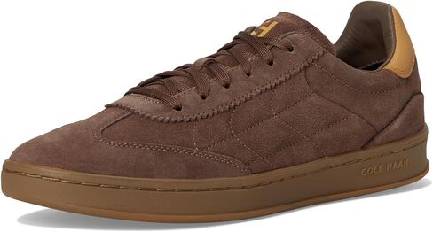 Cole Haan Men's Grandpro Topspin Golf Sneaker, Lava Suede/Orzo/Golden Honey, 10 in Saudi Arabia