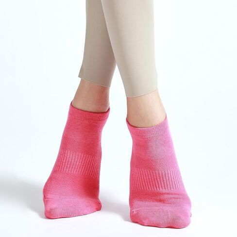 جوارب بيلاتيس للسيدات، جوارب يوجا غير قابلة للانزلاق، جوارب طويلة غير قابلة للانزلاق من أجل بار نقي، باليه، تمرينات الرقص، 3 عبوات in Kuwait