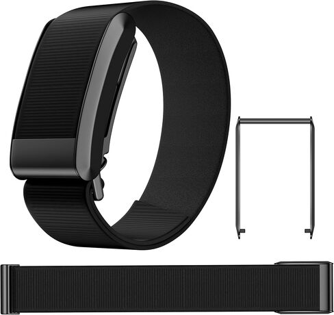 Bolesi Nylon Wristbands Compatible with Whoop 4.0 Fitness&Activity Tracker,Soft Stretchy Breathable Fabric Elastic Washable Sports Loop Strap for Women Men.Deep Black in Saudi Arabia