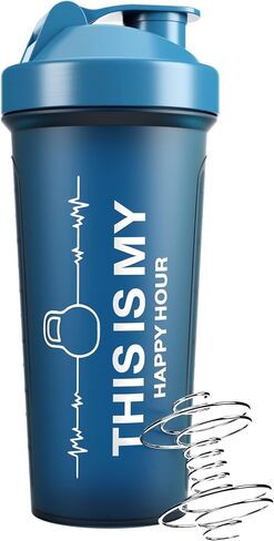 5 PACK Protein Shaker Bottles for Protein Mixes -24 OZ- Dishwasher Safe Shaker Cups for Protein Shakes - Shaker Cup for Blender Protein Shaker Bottle for Shakes Protein Shake Blender in Saudi Arabia