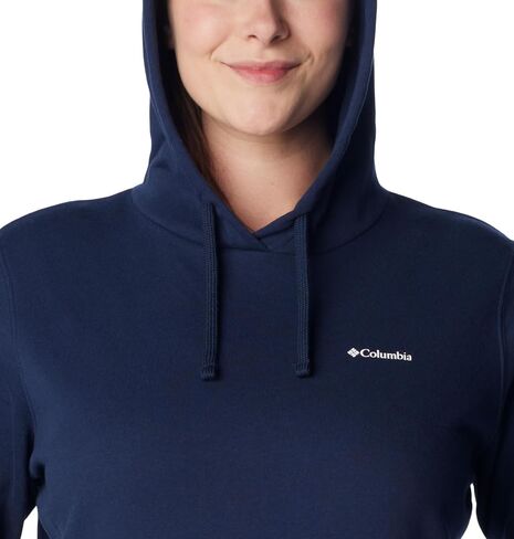 Columbia Women's Trek Graphic Hoodie, Collegiate Navy/White, 3X Plus in Saudi Arabia