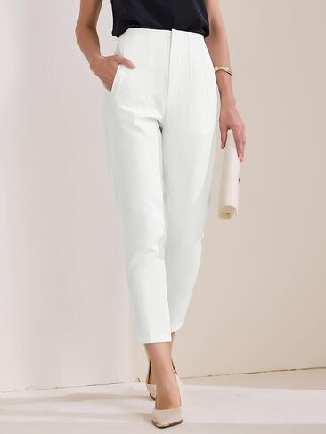 Allegra K Women's High Waisted Packets Business Work Office Casual Long Pants in Saudi Arabia