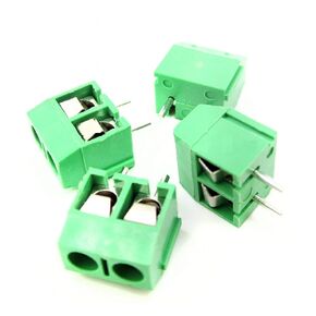 10pcs 3-Pin (3 Pole) Plug-in Screw Terminal Block Connector 5.08mm/0.2" Pitch Panel PCB Mount DIY