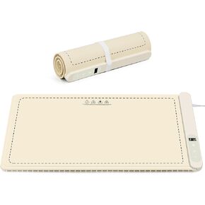 500W Electric Food Warming Mat | 24x15 inch Soft Roll Up Silicon Warming Mat for Food 6 Level Adjustable Temperature Food Warming Trays for Buffet Auto-Off Warming Pads