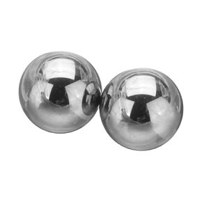 uxcell 2 Pcs Tungsten Steel Bearing Balls 10 mm Carbide G10 Precision Ball for Industrial Spheres, Machinery, Automotive, and DIY (Mirror)