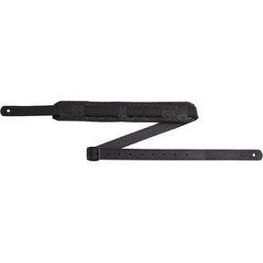 Levy's Leathers Florentine Leather Saddle-Style Guitar Strap; Black (M11BGV-BLK)
