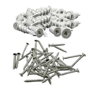 Dicio Wall Anchors for Drywall Heavy Duty and Screws Kit 300 pcs self Drilling sheetrock Anchors for Drywall for TV Wall Mount and Picture Hanging