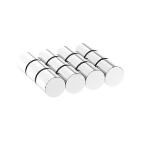 Super Strong Cylinder Neodymium Magnet N52-1/2" D x 1/2" H - 12 Pack,Powerful Rare Earth Magnets,Circular Magnets for Fridge,DIY,Building,Scientific,Craft,Office,0.5 inch Cylindrical Magnet