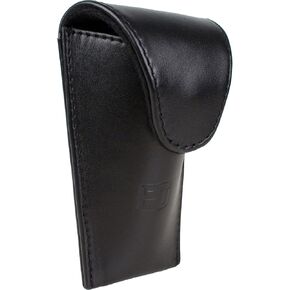 Protec Trombone / Euphonium Mouthpiece Padded Leather Pouch with Secure Magnetic Snap Closure, Model L204 Large Brass