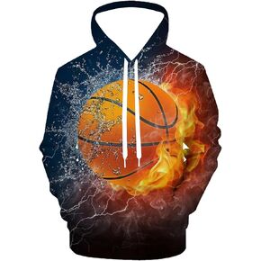 Cool Pullover Hoodie 3D Novelty Graphic Hooded Sweatshirt Hoodies for Men Women