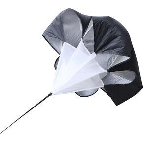 GSi 56" Chute Running Parachute Resistance Trainer for Kids Adults improving Power Speed Sprint Fitness Agility Stamina for Basketball Soccer Rugby Accessories American Football Training Equipment
