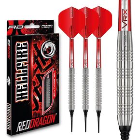 Red Dragon Hell Fire 18G Barrel / 20g وزن كامل طرف ناعم 85 ٪ من السهام التنغستن مع رحلات السهام ورحلات السهام
