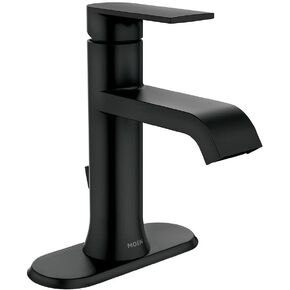 Moen FAUCET BATH GENTA MATTE BLK 1H 84760BL