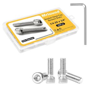 M6 x 20mm Button Head Socket Cap Bolts Screws with Hex Spanner, 20Pcs 304 Stainless Steel 18-8 Furniture Bolts Full Thread,Black Zinc Plated (M6x20mm)