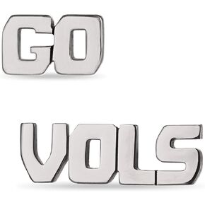 Stone Armory Tennessee Vols Earrings - GO VOLS Tennessee Stud Earrings - Hypoallergenic for Sensitive Ears - UT Football Accessories