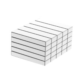 N52-1.00" L x 1/4" W x 1/8" H - 25 Pack Neodymium Bar Magnets, Powerful Rare Earth Rectangular Magnets, NdFeB Block Magnet 1Inch by 0.25Inch by 0.125Inch Strong Rare Earth Magnets