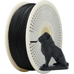 eSUN Matte PLA Refilament 1.75mm and Upgarded eSpool+ Set, Reusable and Removable Filament Spool Replacement with 3D Printer Refill Matte PLA, 1KG Spoolless 3D Printing Filament, Deep Black