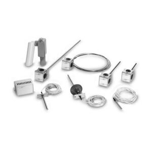 Johnson Controls TE-6363P-1 Series TE-6300 Thermistor Temperature Sensor, 10k ohm, Type II, Plastic Enclosure, Outdoor Air Mounting Style, 3" Probe Length