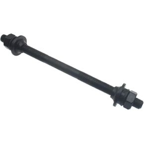 1 PCS Bike Hub Axle 175 mm Rear Solid Shaft Black M10 Bicycle Replacement Parts for Most Bicycles