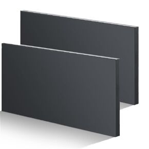 2 PCS HDPE Sheet 1/2" Thick, Size 6" x 12", HDPE Sheet, High Density Polyethylene Sheet Solid Plastic Block for DIY Projects for Machining Home