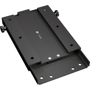 Quick Release Mounting Bracket Kit Designed for Trolling Motors, Aluminum Plates, Stainless Steel Hardware, Black, LF-TMQR1