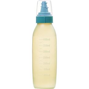 16 oz Squeeze Bottle with 3 Types of Nozzles for Sauces, Seasonings, and Oils