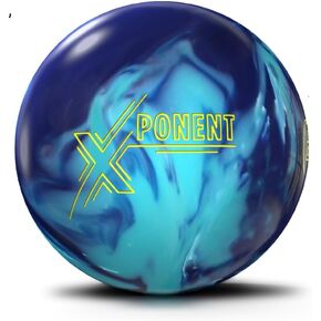 Bowlerstore Products 900 Global PRE-DRILLED Xponent Midnight/Cyan Solid Bowling Ball