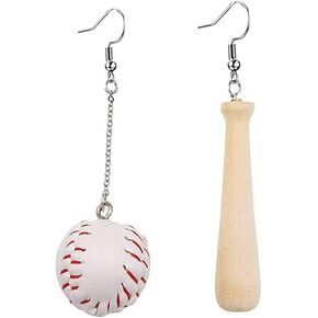 Baseball Earrings Sport Ball Earrings Baseball Dangle Earrings for Women Baseball Glove and Ball Cute Sports Ball Earrings for Fans Players Gift
