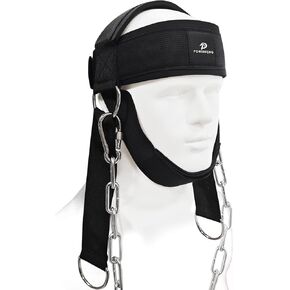 Neck Harness for Weight Lifting: Thicken Neck Exerciser Strengthener Head Weights - Neck Workout Trainer Neck Flex for Men Women