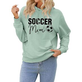 Hoodies لكرة كرة القدم الأمامية طويلة الأكمام الرياضية غير الرسمية لبلوزات كرة القدم فضفاضة مع جيب