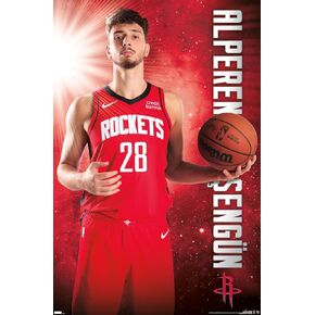 Trends International NBA Houston Rockets - Alperen Sengün 23 Wall Poster, 34L x 22.4W, Unframed Version