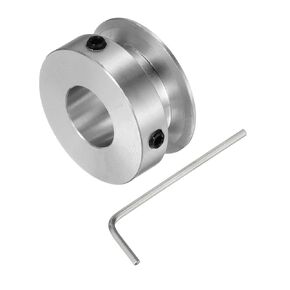 V-Belt Pulley - [12mmBore x 30mmOutside Dia] Aluminum Alloy V-Groove Drive Pulley for 6mm PU Round Belt for Many Existing Drive Design