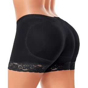 Padded Underwear for Women Butt Pads Shapewear Shorts Booty Padding Lace Panties Butt Lifter Hip Enhancer