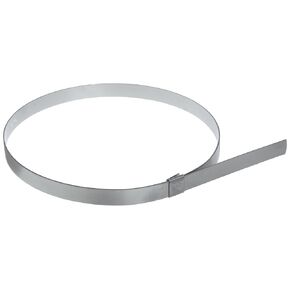 BAND-IT CP32S9 5/8" Wide x 0.025" Thick 8" Diameter, 201 Stainless Steel Center Punch Clamp (25 Per Box)