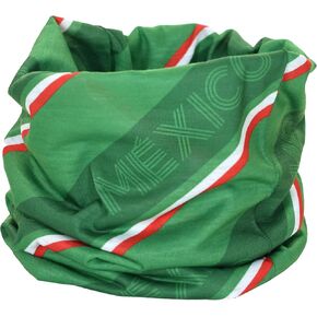 Euroscarves Mexico Neck Gaiter Tube Scarf (Bandana Balaclava Ski Mask Headband)