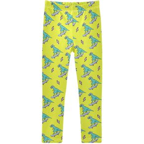 Aflyko Girls' Leggings Kids Workout Pants Dance Tights Ankle Length 4-10T