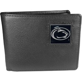 NCAA Siskiyou Sports Mens Penn State Nittany Lions Leather Bi-fold Wallet One Size Black